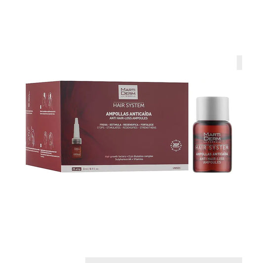 Anti-Hair Loss Ampoulles Martiderm HAIR SYSTEM 3 ml-0