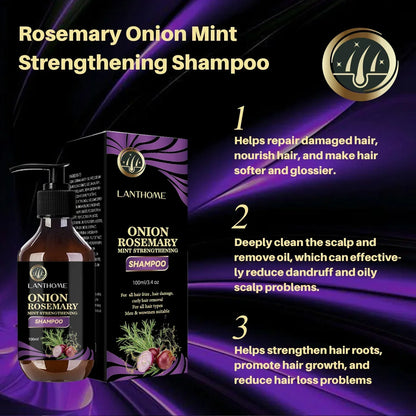 Hair Growth Thickening Shampoo with Rosemary Onion-4